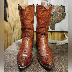 Very rare. ALL exotic leather cowboy boots! 10.5